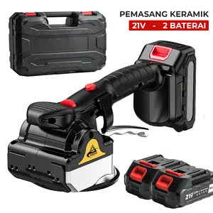 ALLEFIX Pemasang Keramik Ubin dengan 2 Baterai 21 Volt Alat Getar Lantai Granit - 6755