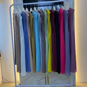 Outer vest kancing hidup/kardigan pendek tanpa lengan/outer muslim