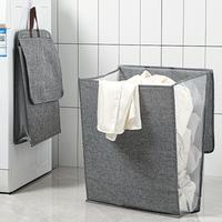 Gambar Megam Keranjang Laundry Bag Gantung laundry Bag Lipat Penyimpanan Cucian Baju Kotor Boneka Pakaian Laundry Basker HSB312 - M-ABu dari Megam.id Kab. Tangerang 4 Tokopedia