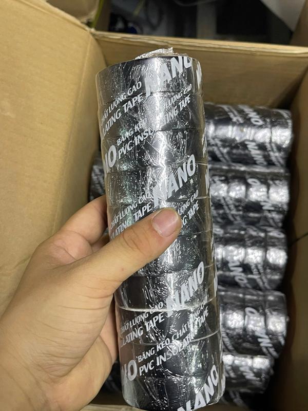 1 cây 10 cuộn Băng keo điện Nano băng keo cách điện TEM THAY ĐỔI TỪNG ĐỢT
