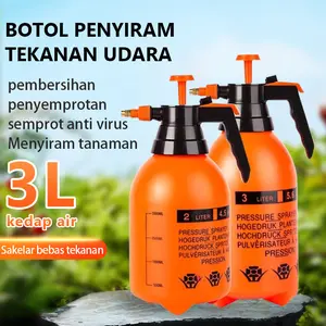 DDAILYLIFE Bottle Sprayer Botol Spray Semprotan Pompa Manual 1L/2L/3L Air Tanaman Hijau Saklar