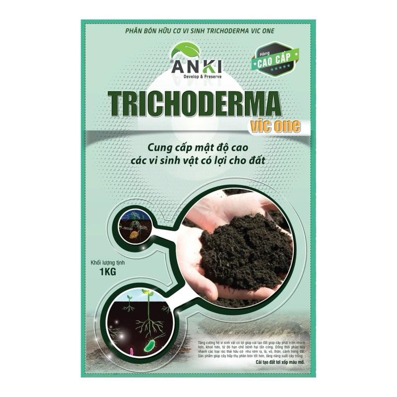 Phân bón Trichoderma hàm lượng vi sinh vật cao gói 1kg - Cải tạo đất, tăng hệ vi sinh vật cho đất
