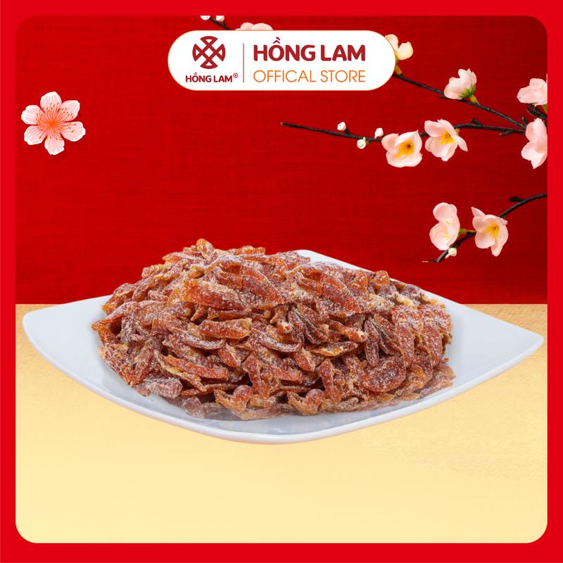  Quất đào Hồng Lam dạng hộp. Có vị ngọt sấy dẻo thơm 