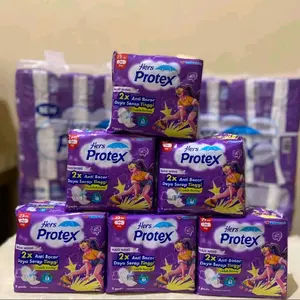 Hers Protex Ungu isi 6pack - Pembalut Wing Feminine 5 pads- 30 pcs