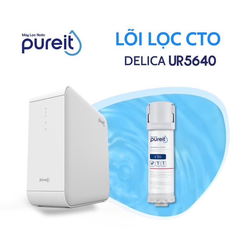 Lõi lọc CTO Pureit Delica UR5440/ UR5640/ UR5840 Âm Tủ Bếp (DIY)