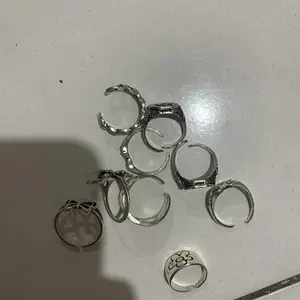 【Sktlz】9PCS/Vintage Open Ring Set Personalized Love Ring Gift Female Crystal