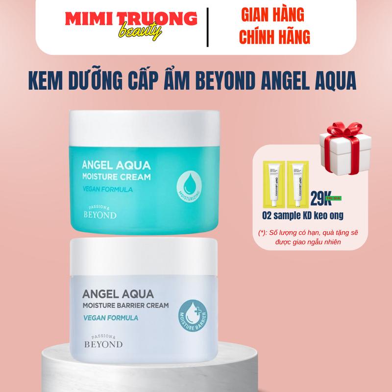[TRANGKOC] Beyond Kem Dưỡng Ẩm thuần chay Beyond Angel Aqua, 100 giờ giữ ẩm, phục hồi da mụn, dưỡng chất tự nhiên, an toàn cho da mụn, không thử nghiệm trên động vật