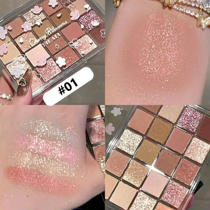 055 EYESHADOW HIGHLIGHTER 20 WARNA DAN TAHAN LAMA Bronzer 1
