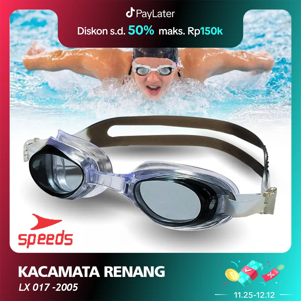 Speeds Kacamata renang anak Dewasa Remaja ANTI FOG & UV PROTECTION 017-2005
