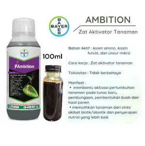 AMBITION BAYER repack 100ml Zat Aktivator Tanaman Asam Amino Original Pupuk