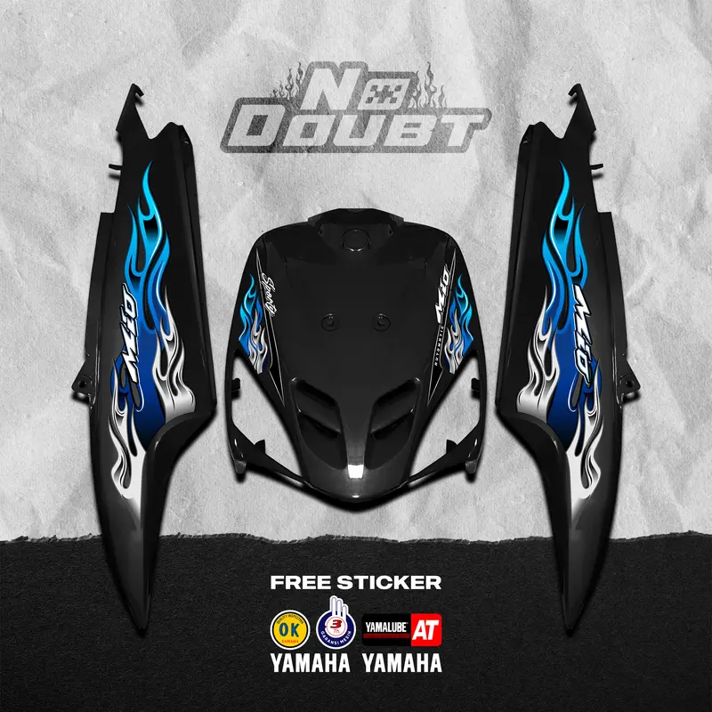 STRIPING MIO SPORTY CUSTOM FLAME FULL - ALL BODY 1