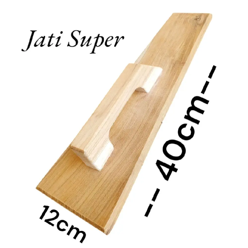 Raskam Kayu Jati TPK Pilihan Ukuran P 40 L 12 Ujung 8 Alat Pengosok Kayu Berkualitas Tinggi Tahan Lama untuk Proyek DIY Woodworking