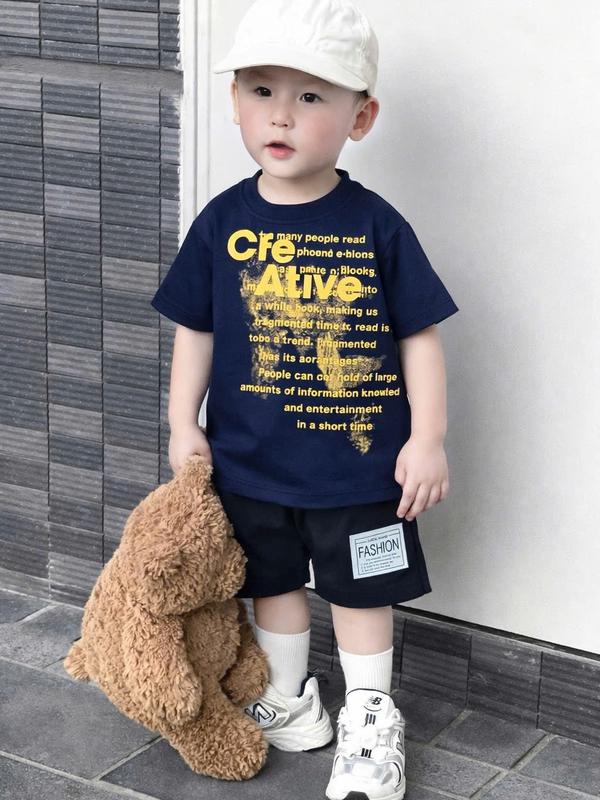Mẫu Mới. 8-30kg Set Bộ Quần và Áo bé trai mùa hè kẻ ngang hai màu rêu và nâu Dễ