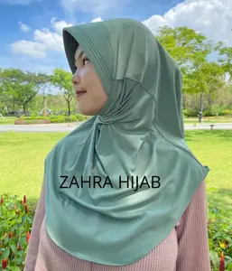 Zahra Hijab Store13 - Hijab Sport Pinguin | Bergo Sport Oval | Jilbab Olahraga | ZAHRA Sport