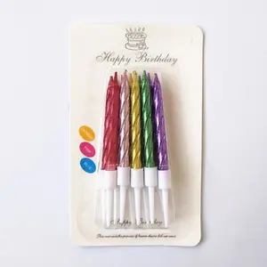 BISA COD Li5552 Lilin Ulang Tahun 10 Pcs / Lilin Ulang Tahun / Lilin Metalik Kue