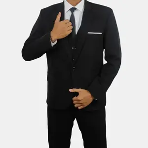 FALKA | 3 In 1 Setelan Jas Pria Ukuran Custom by Request Terdiri dari Jas, Rompi, dan Celana