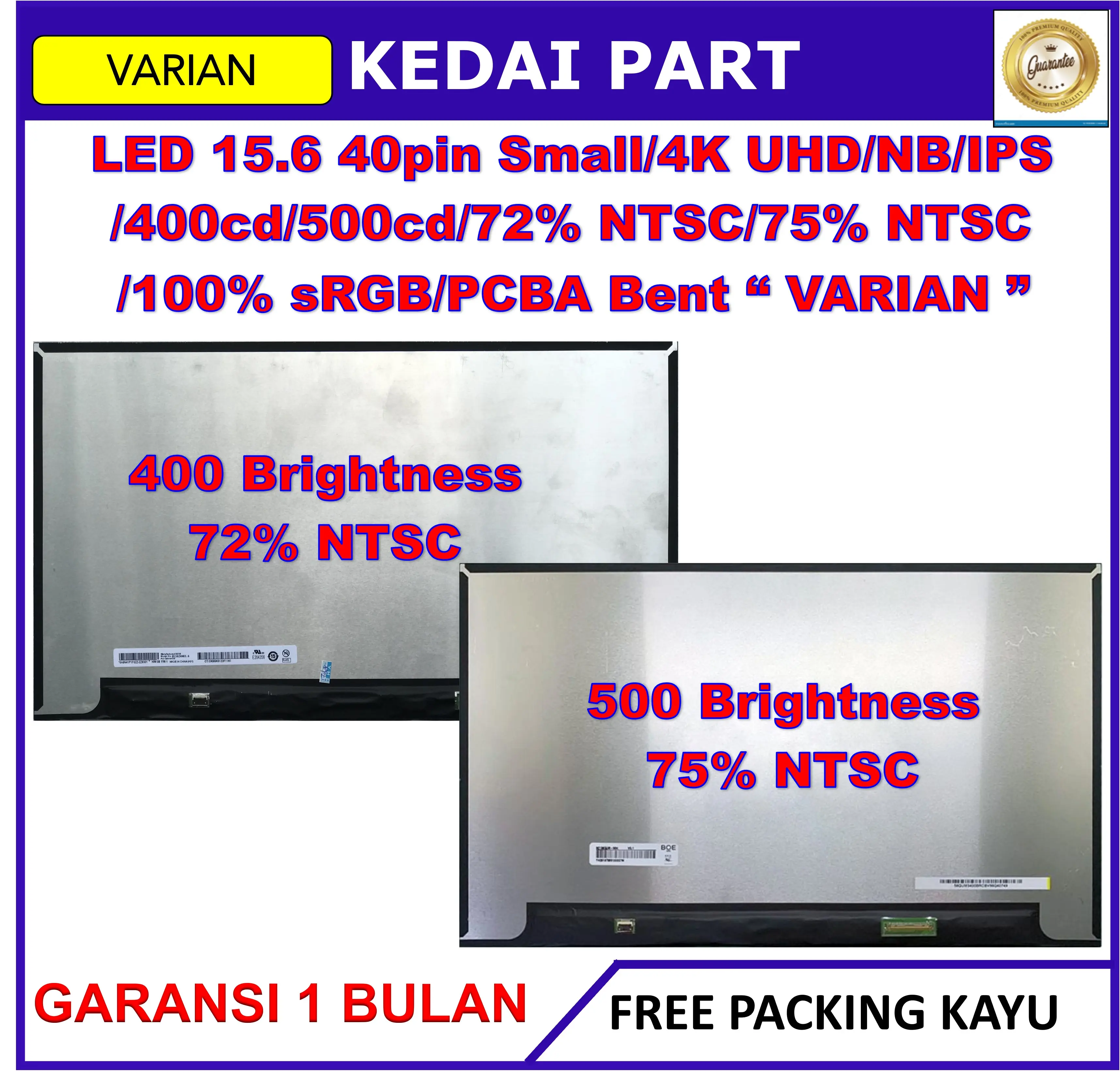 LCD LED HP Spectre X360 15-EB 15.6 Inch Ultra HD / 4K B156ZAN03.6