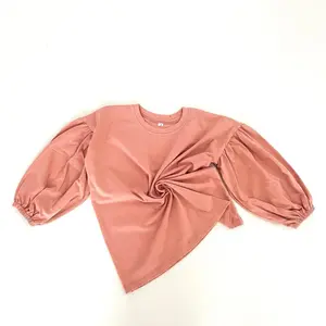Sahila ,Atasan Anak Cewek Lengan Balon.T-shirt Fashion Anak Kekinian Baju