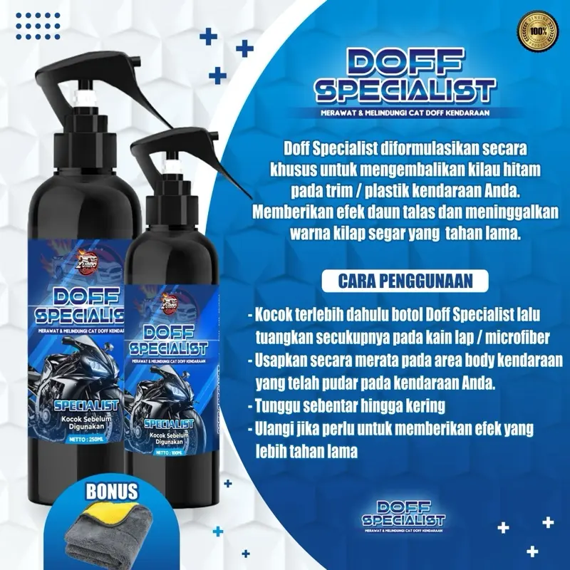 Free Lap Special Cat Doff untuk Merawat dan Melindungi Cat Doff Kendaraan - By Zurro Auto Care - Paint 1