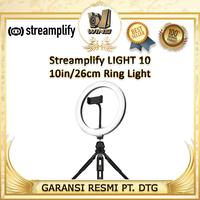 Gambar Streamplify Light 10 10in/26cm Ring Light Garansi Resmi 2 Tahun dengan 3 Mode Suhu Warna & 10 Tingkat Kecerahan untuk Streaming Vlogging dan Fotografi dari WINS OFFICIAL STORE Kota Administrasi Jakarta Utara 1 Tokopedia