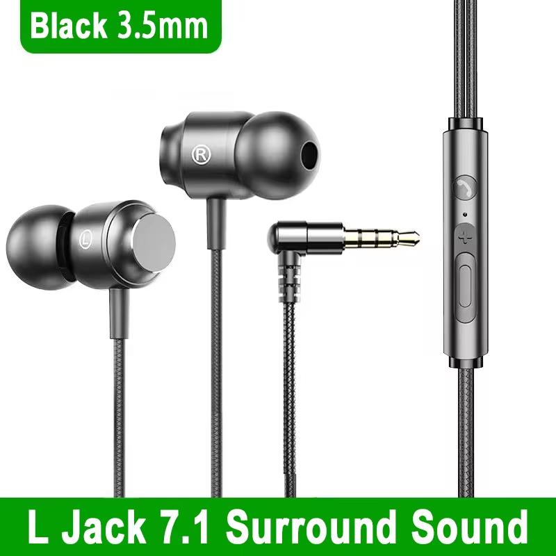 Tai Nghe Chơi Game Có Dây HiFi Âm Thanh Vòm - Jack 90° Type-C & 3.5mm, Có Mic | Tương Thích Samsung Galaxy S24/S23 & iPhone 15, Trải Nghiệm Âm Thanh Đỉnh Cao 1