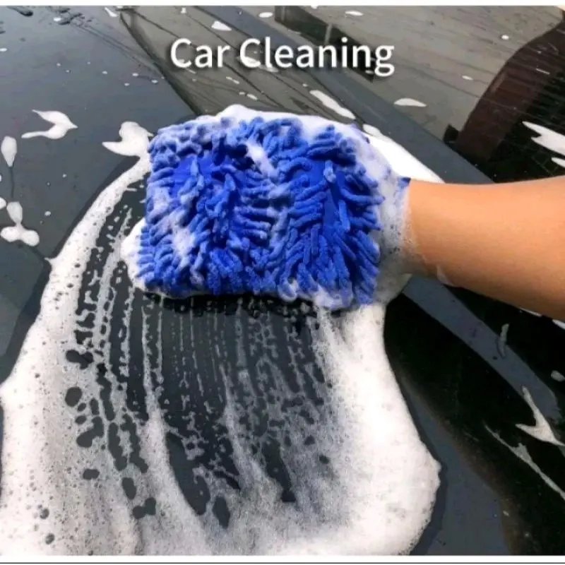 sarung tangan cuci mobil motor cendol microfiber Car