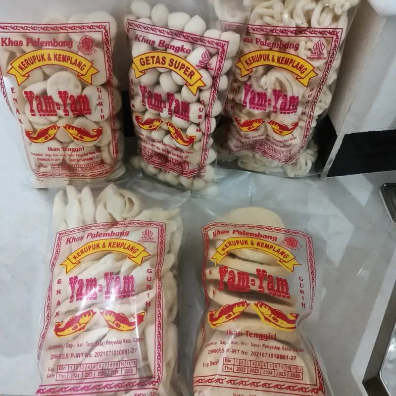 Paket kerupuk 5bungkus(mini,getas,sanggul,buncis,peser @200gr) 0