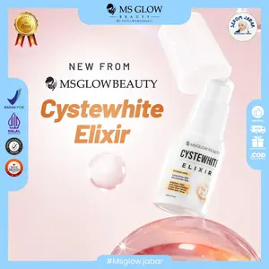 MS GLOW - NEW Cystewhite Elixir Serum Mencerahkan Kulit & Mengurangi Noda Dengan Kandungan Cystewhite