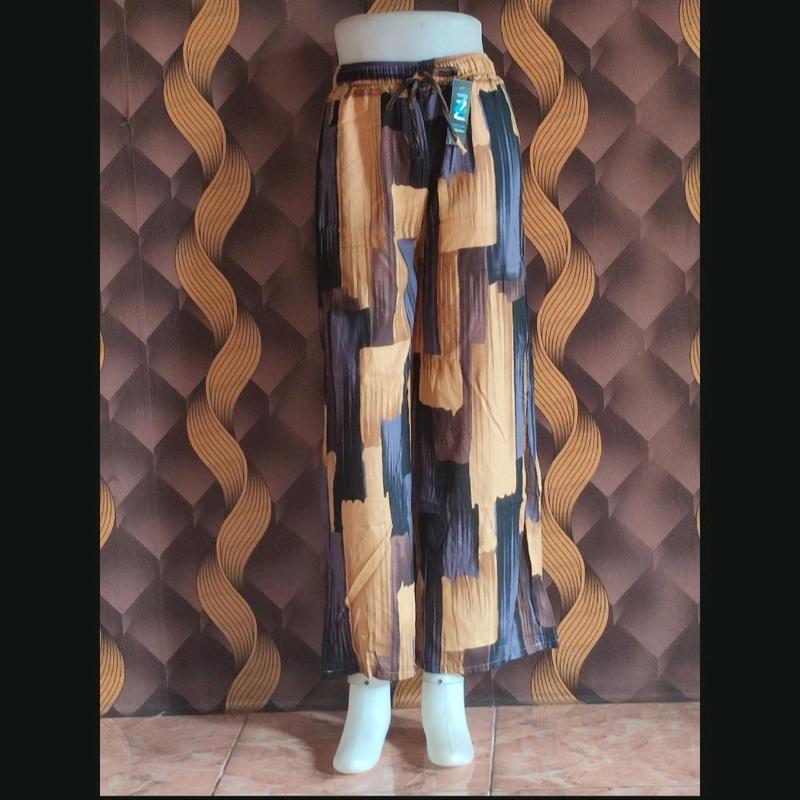 CELANA KULOT RAYON CELANA WANITA CELANA kulot MOTIF SANTAI Nyaman 6
