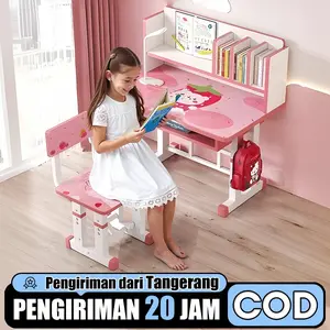 [Garansi 10 Tahun]Meja Belajar Anak Set Meja Anak Paket Meja Belajar Sekolah Murah Grosir