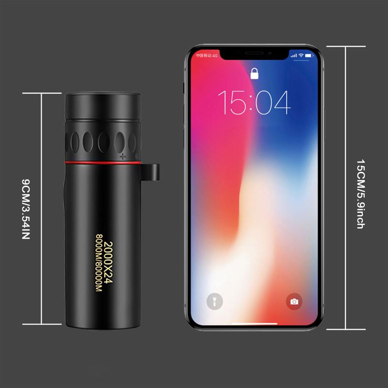 Kính Viễn Vọng, Quấc Khè, Dành Cho Người Lớn, HD 10 K km, Công Suất Cao, Ánh Sáng Yếu, Không Hồng Ngoại, Ống Đơn 1