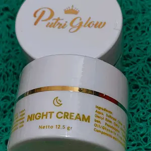 cream nihgt Putri Glow paket agne