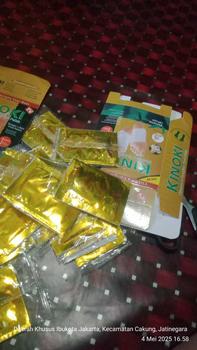 Product Review of PRomo Paket 5 Box isi 50 pcs koyo kinoki Gold Detox foot pads menyerap racun dalam tubuh from s**a 1