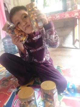 Product Review of Dking coklat almond isi 4 toples ( COD )  kacang almond utuh lapis coklat from h**l 1