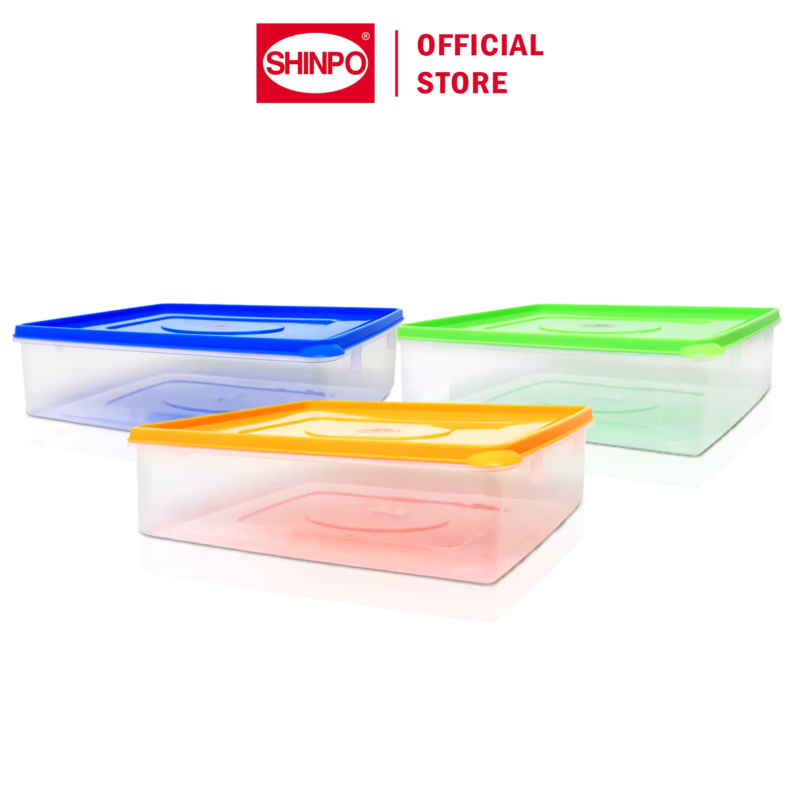 SHINPO Wadah / Kotak / Tempat Makanan Plastik 3.5L Sorento Food Storage Food Grade Bebas Bahan Kimia SPO-SIP-309L