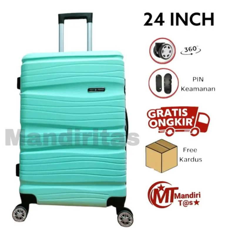 [MANDIRITAS] Spesial BIG Sale KOPER 24 INCH Spesial BIG SALE 10.10 -  KOPER FIBER ABS KOPER POLO 805, KOPER TAHAN AIR, TAHAN BANTING, KOPER BAGASI BISA COD 5