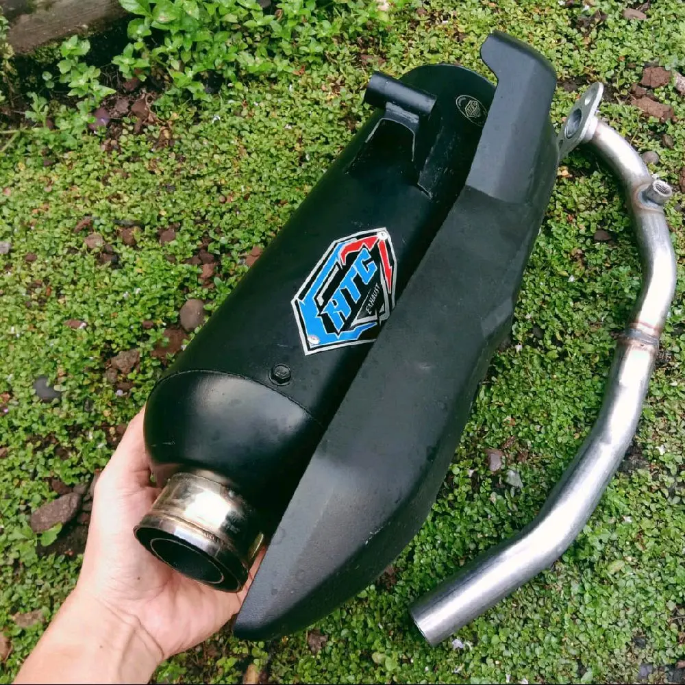 Termurah Knalpot Standar Racing Original HTC_Racing Moncong Shijiro ( Sarful/Sarteng ) Vario 125 150 Beat Scoopy Mio N-max Pcx dll