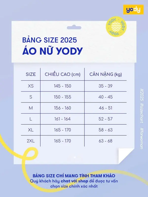 YODY Áo  POLO WAFFLE Nữ Phối Dây Dệt Vai WAPO25S009 6
