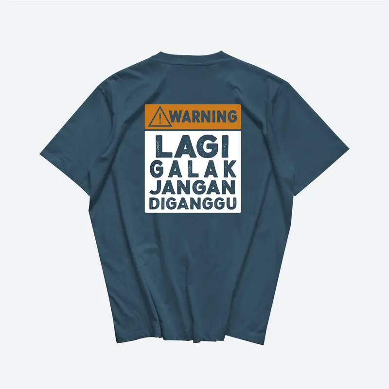 Kepstore Official - Kaos Lagi Galak Jangan Diganggu TKS24 - Baju Kata Kata - T-Shirt Combed 24s Unisex 0