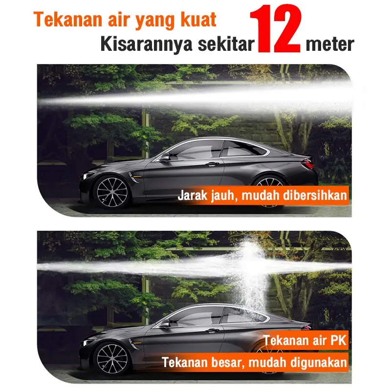 REAIM 450W  Jet Cleaner motor & mobil High Pressure Washer Alat Cuci Mobil cuci motor tekanan Alat steam cuci 2