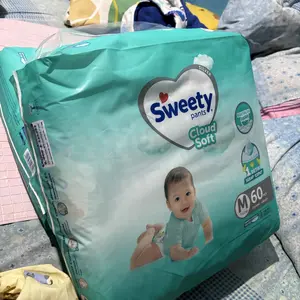 [2 BALL] Sweety Silver Pants Cloud Soft - Popok Bayi Celana / Baby Pants Diaper - All Size - (NB-XXL) - Jumbo Pack