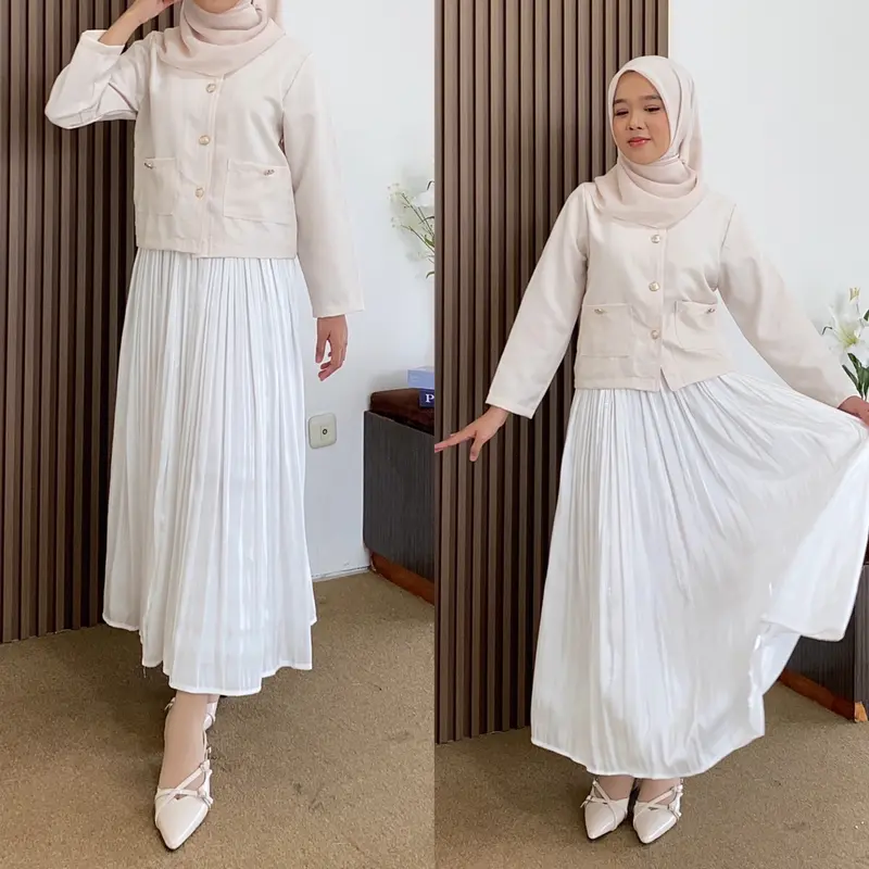 Aleka - (Tebus Murah) Claudia Skirt Casual Hari Raya (READY LANGSUNG KIRIM) 7