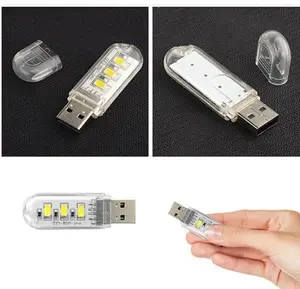 Lampu USB Mini LED Stick 8 LED Emergency Lamp Reading Lampa Cahaya putih