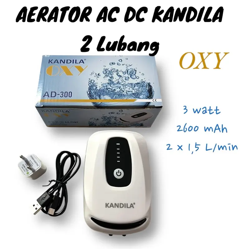 AERATOR AC DC KANDILA DAN JINGYE 1 LUBANG DAN 2 LUBANG UNTUK AQUARIUM 4