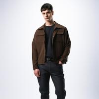 Gambar LARUSSO Droit Textured Jacket - Dark Brown - S dari LARUSSO STORE Kota Administrasi Jakarta Barat 1 Tokopedia
