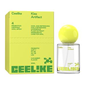 CEELIKEプロバイオティックキュウリオーラルフレッシュブレス|長持ちする新鮮さとオーラルケアのための20 ml|シュガーフリー&ポータブルブレスフレッシュナー|甘くてさわやか|有益な細菌を提供する|口臭を効果的に排除する