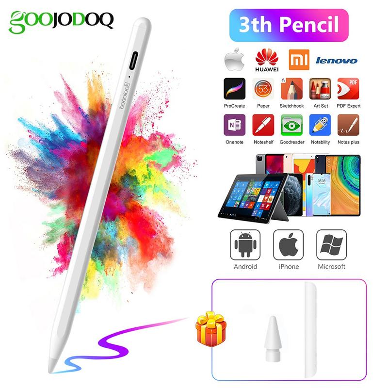 【GOOJODOQ】 for Apple pencil 1 2 Universal Stylus Pen Pencil for - Shop ...