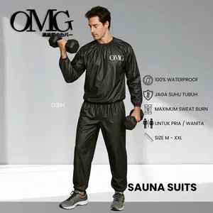 OMG Baju Celana Sauna / Pakaian Pembakar Lemak Pria - Wanita Olahraga Sport