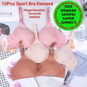 ISI (10/5)PCS BRA SPORT DEWASA SAMPAI JUMBO, Harga Langsung Dari Konveksi