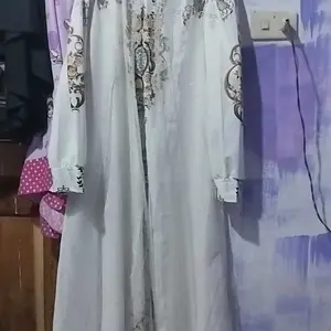 Dress Ametha Bahan Sabrina Anti UV Mix Tile Salju Dress Motif Terbaru Dress RSM Bunda Yuki